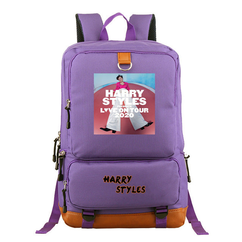 Harry Styles printed sports outdoor climbing backpack