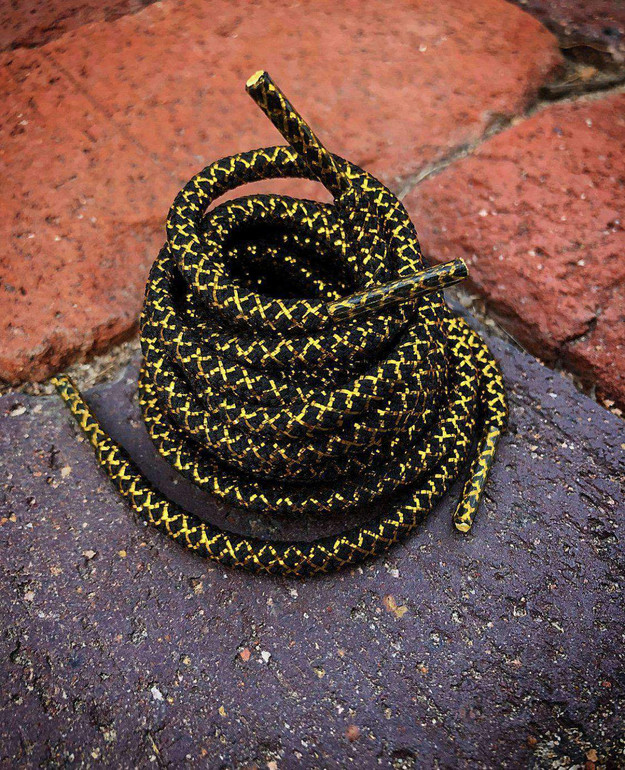 Gold & Black Metallic Laces