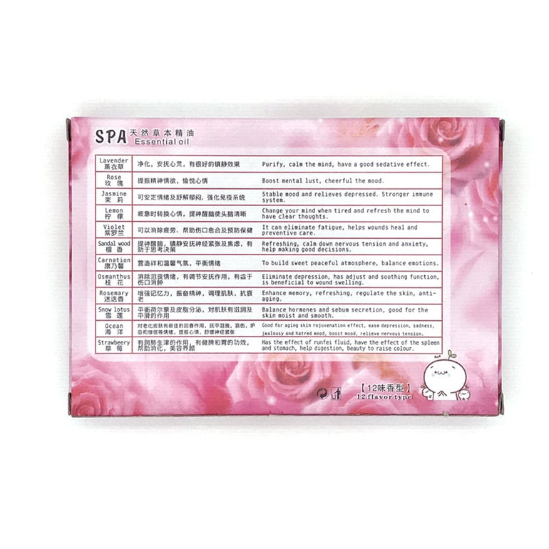 12 Bottles Aromatherapy Essential Oils for ASMR/SPA Treatments