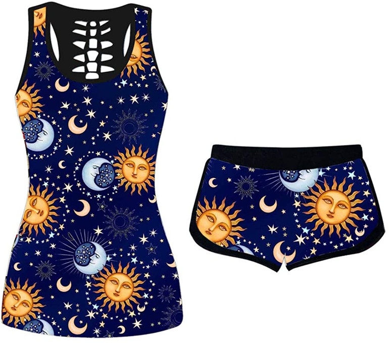 Women's Comfy  Halloween Elastic Drawstring PJ  Set (true to size)
