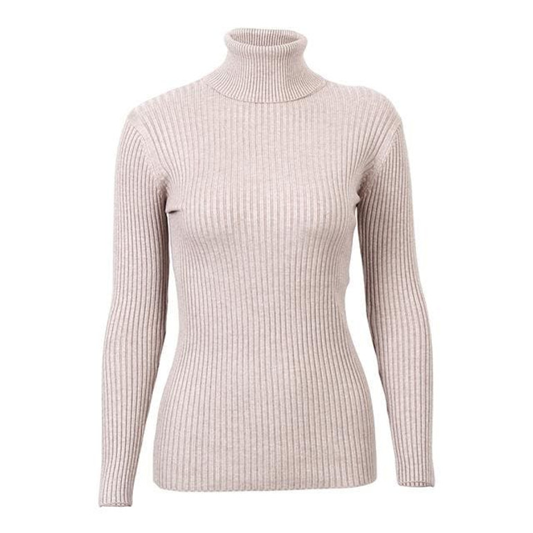 FATIKA 2017 Fashion Women Turtleneck Full Sleeve Brief Slim Pullovers Solid Elegant Knitted Skinny FATIKA 2017 Fashion Women Turtleneck Full Sleeve Brief Slim Pullovers Solid Elegant Knitted Skinny