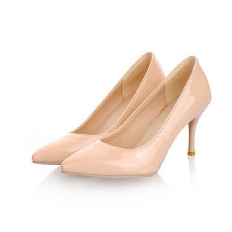 MORAZORA Big Size 34-45 2018 New Fashion high heels women pumps thin heel classic white red nede
