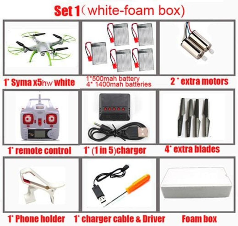 Syma X5HW  FPV RC Quadcopter Drone with Camera WIFI RC Quadcopter with FPV Camera  Real Time RC