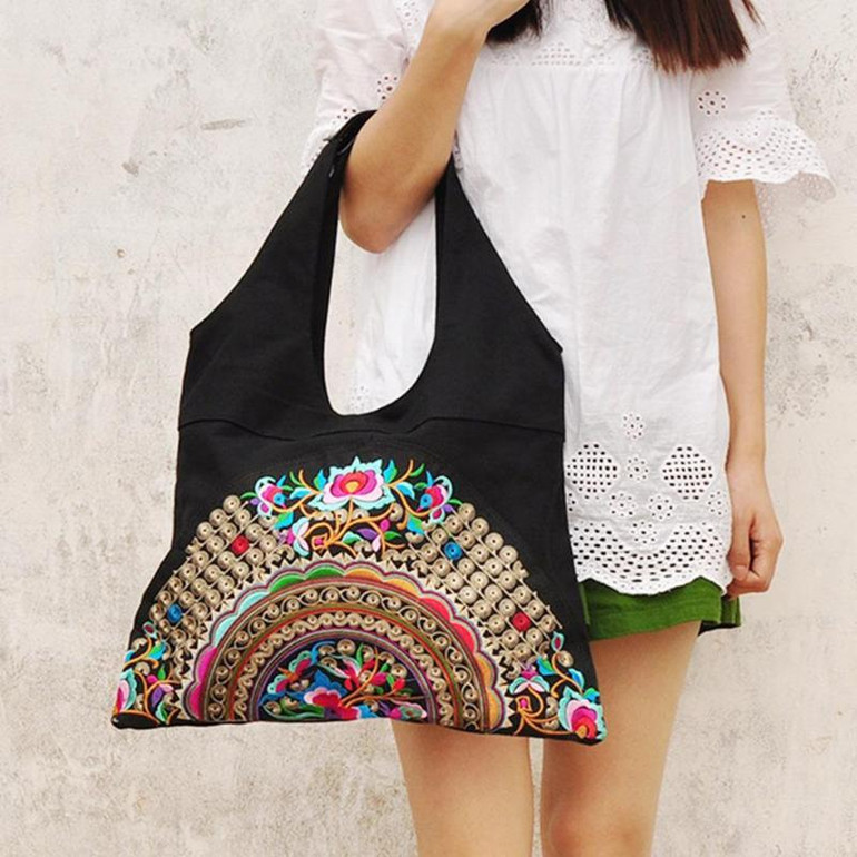 Vintage Ethnic Tote Bag