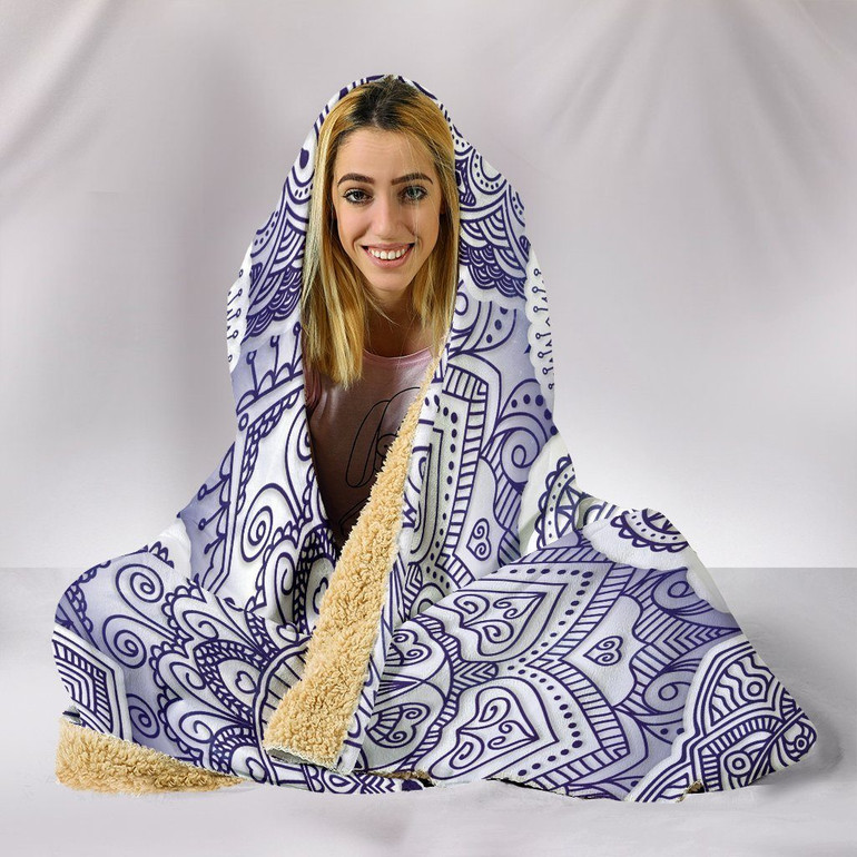MANDALA HOODED BLANKET