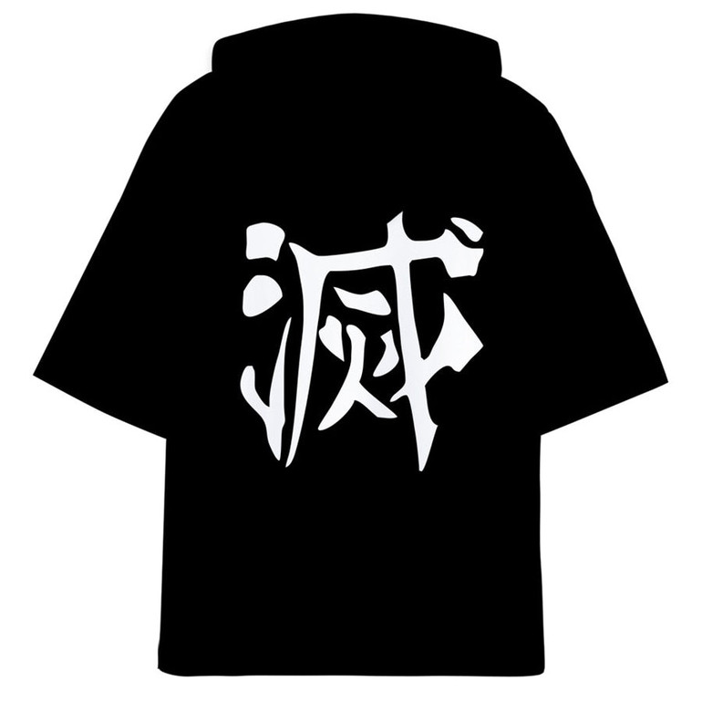 Kimetsu no Yaiba Short Sleeve Hoodie Demon Slayer Corps Uniform