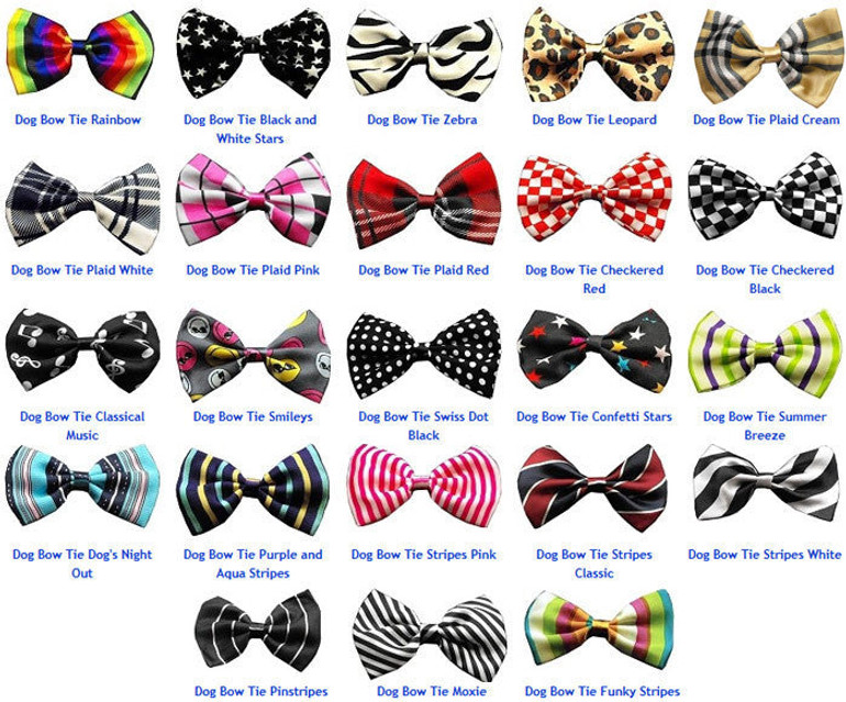Super Fun & Festive Bow Tie for Small Dogs in Moxie