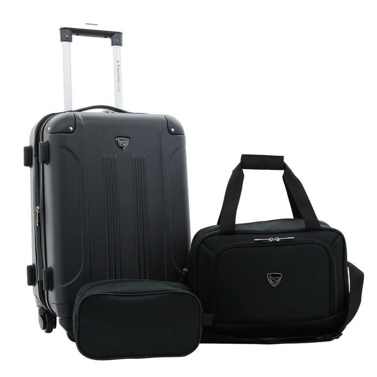 Chicago Plus Carry-On Set - 3 Pc (Available in 3 colors)