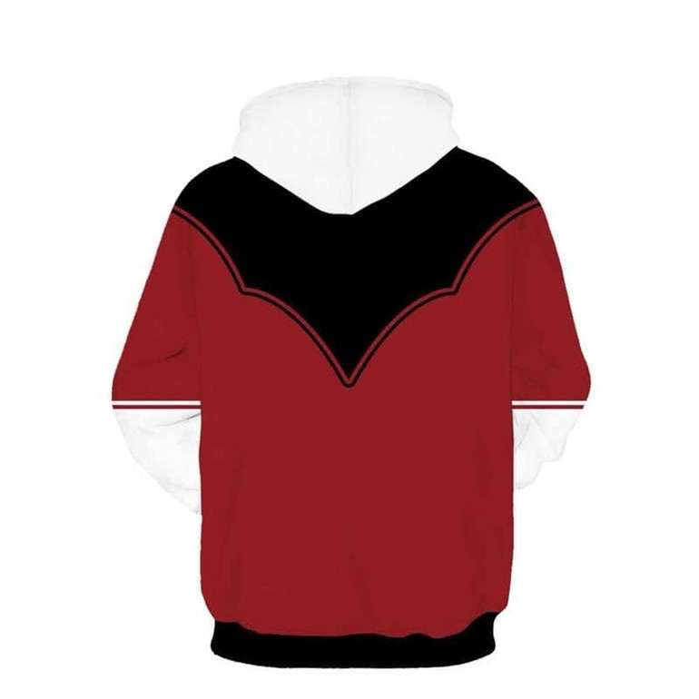 Dragon Red Black Pullover Hoodie Dragon Red Black Pullover Hoodie