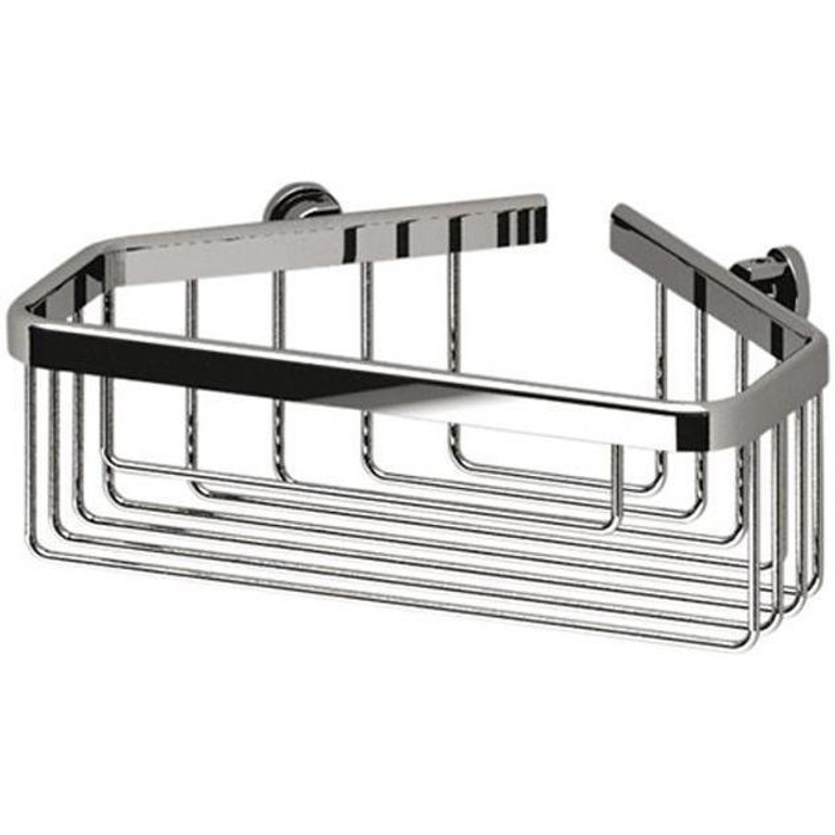 Sonia HOSPITALITY Wall Bathroom Chrome Corner Shower Caddy Shelf Organizer Sonia HOSPITALITY Wall Bathroom Chrome Corner Shower Caddy Shelf Organizer