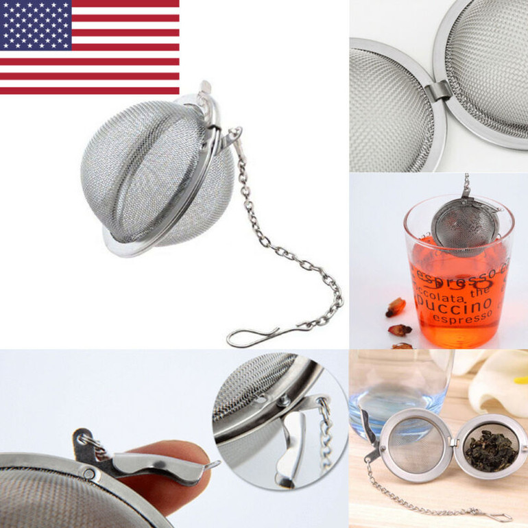 Tea Infuser Stainless Steel Sphere Mesh Tea Infuser Stainless Steel Sphere Mesh