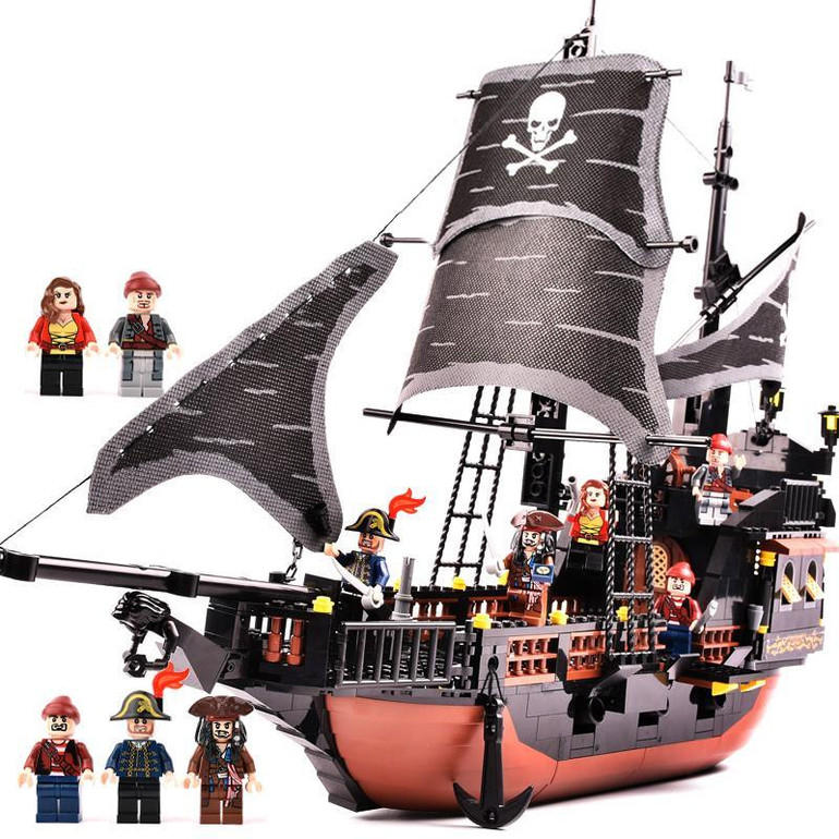 Pirate Ship Black Pearl Model Building Blocks