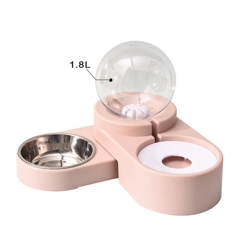 1.5L Pet Dog Cat Bowl Automatic Feeder Fountain Water Drinking for Dogs Indoor Kitten Puppy Bowls Feeding Container Pet Supplies
