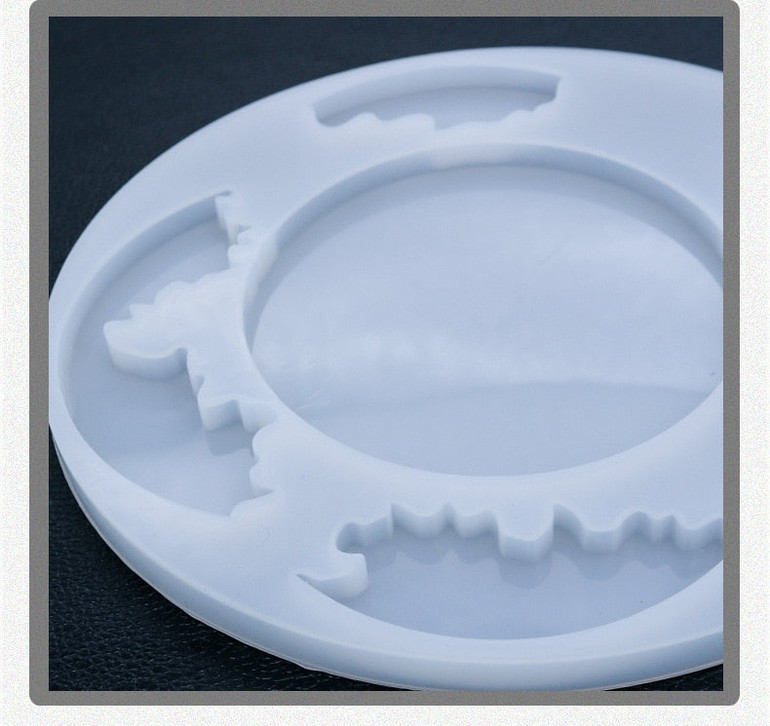 Wave Resin Silicone Coaster Mold