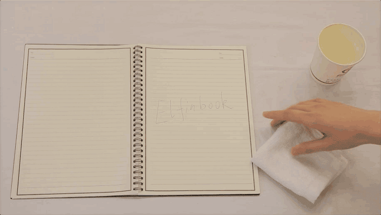 Elfinbook Smart Reusable Erasable Spiral A5 B5 Notebook Paper Notepad Journal Drawing Painting Pocketbook like Rocketbook
