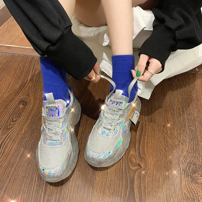 Spring Women Chunky Sneakers