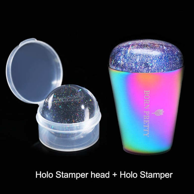 BORN PRETTY Colorful Handle Nail Stamper