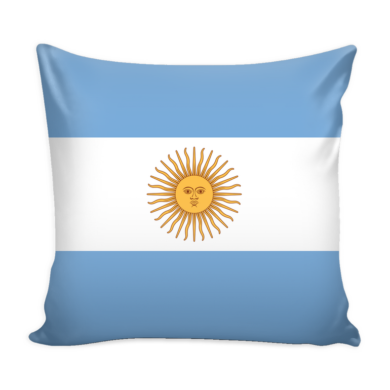 Argentinian Flag Decorative Pillow Case