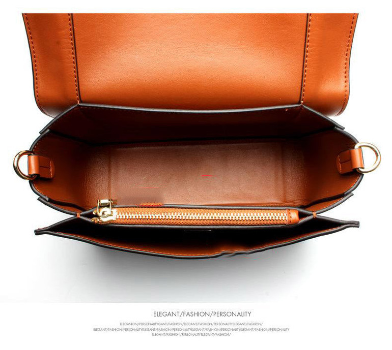 Handbag women fashion genuine leather luxury small messenger shoulder panelled crossbody bags
