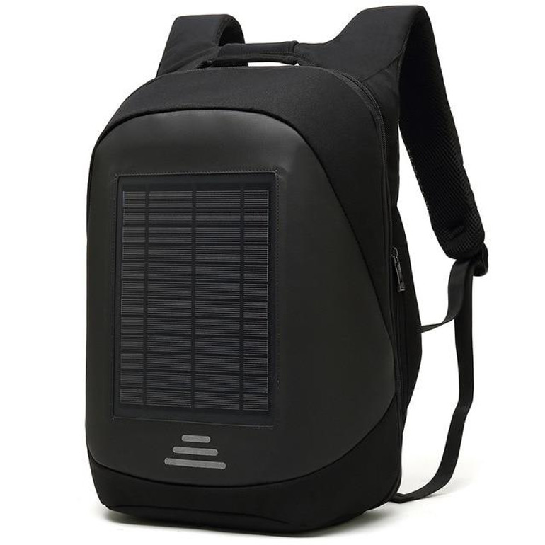 Backpack solar charging businessmen laptop high-tec anti-theft superior pack super cool different distinctive