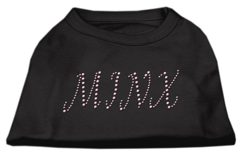 Minx Rhinestone Shirts Black