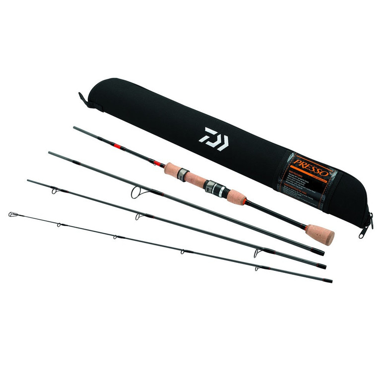 Daiwa Presso Ultralight Pack Spinning Rod 4-Piece 6ft6in