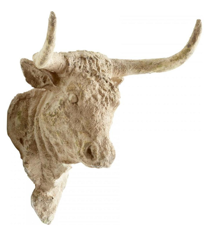 Antique White And Rust Madrid 11.5 x 8.5 Resin Wall Decor Sculpture - Style: 7317310