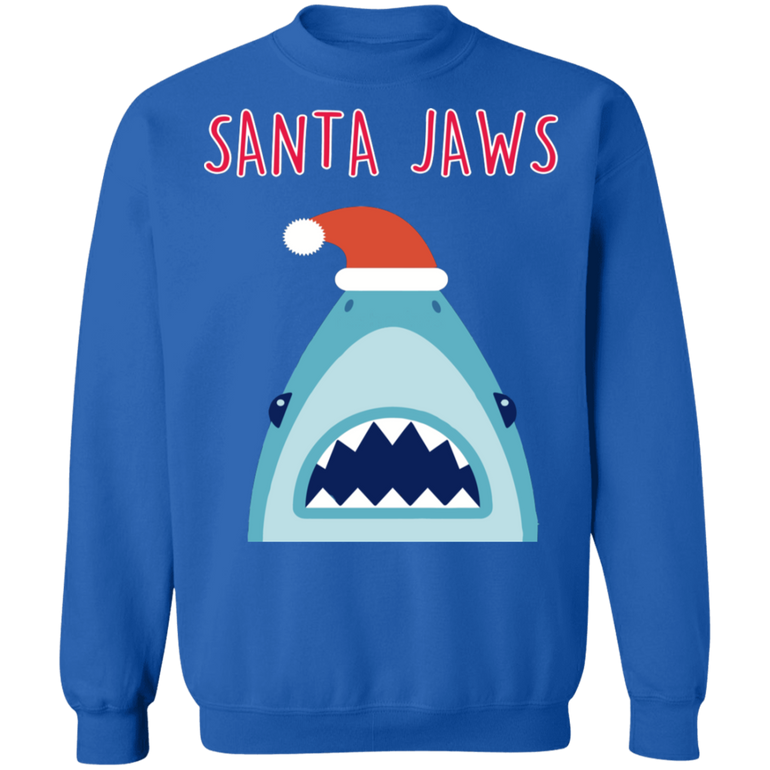 Shark Ugly Christmas Sweater jaws baby shark