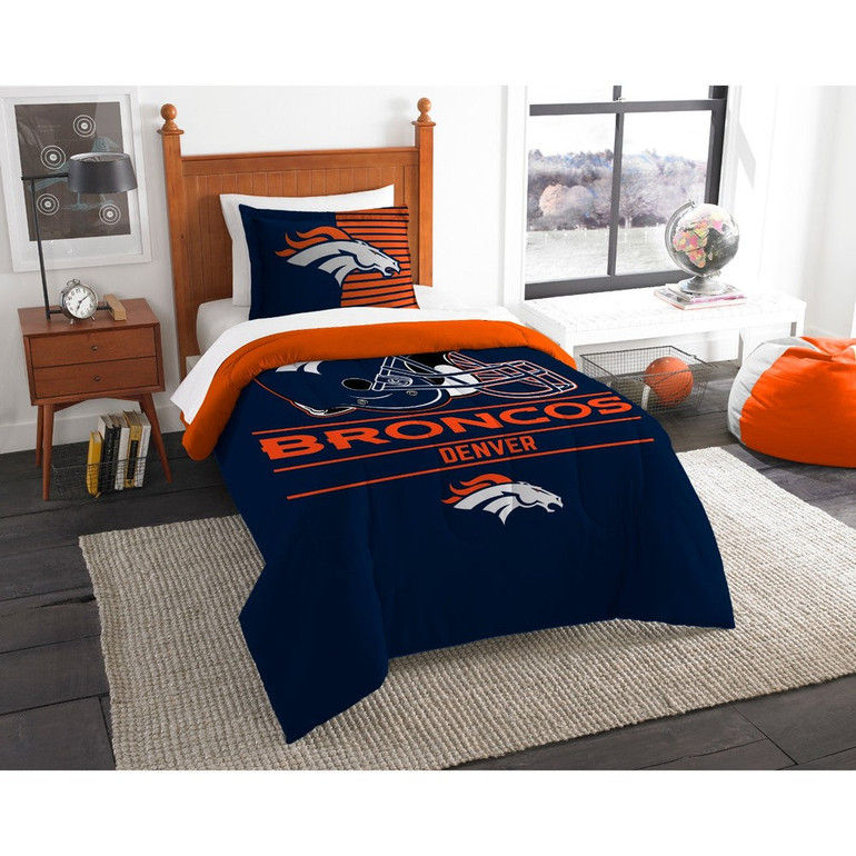 Denver Broncos Twin Comforter Set