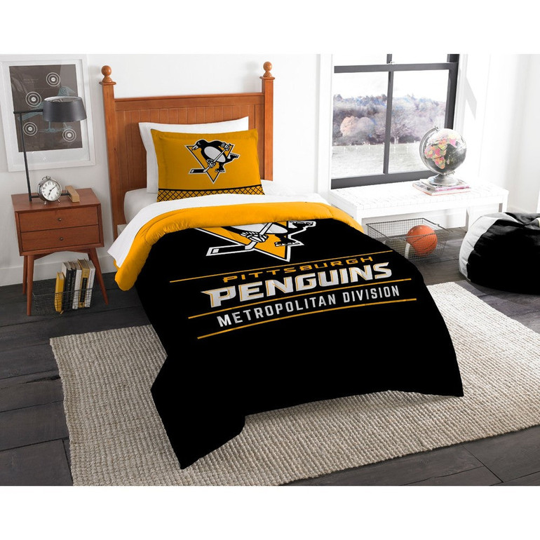 Pittsburgh Penguins Twin Comforter Set