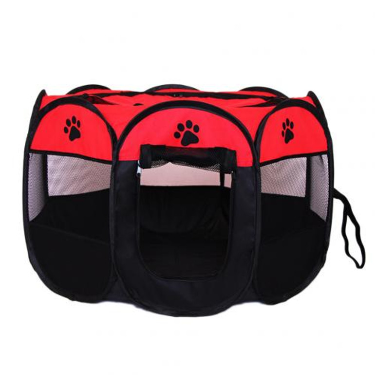 Pet Folding Crate Oxford Cloth Fence Dog Cat Kennel Playpens Puppy Exercise Cage
