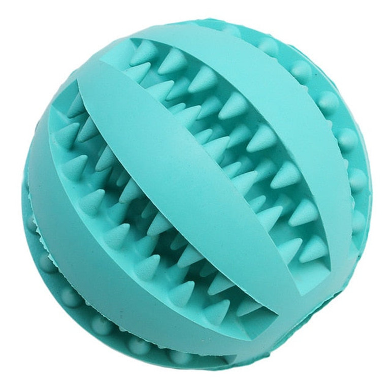 New Pet Dog Toys Toy Funny Interactive Elasticity Ball Dog Chew Toy For Dog Tooth Clean Ball Of Food Extra-tough Rubber Ball