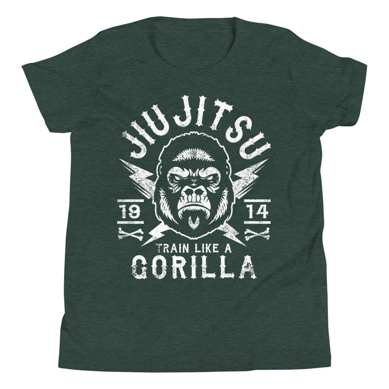 Jiu Jitsu Gorilla - Youth Short Sleeve T-Shirt