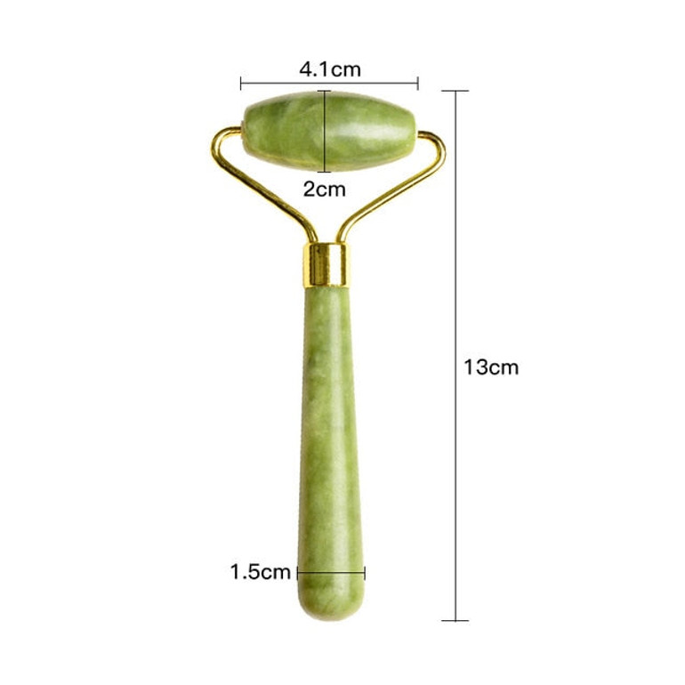 Jade Roller Massager for Face Roller Jade Stone Face Massager Beauty Thin Face Lift Anti Wrinkle Facial Skin Care Tools