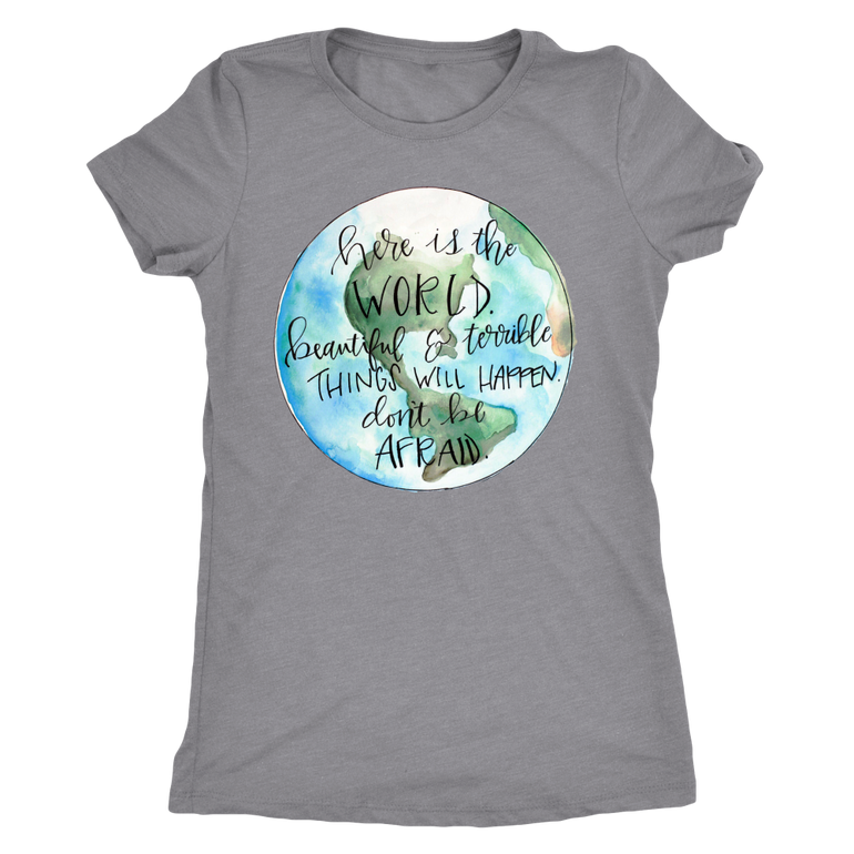 Don't Be Afraid Triblend T-Shirt