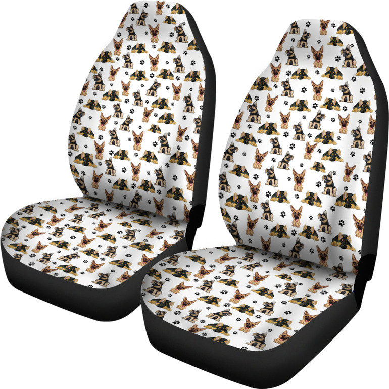 German Shepherd Car Seat Covers (Set of 2)