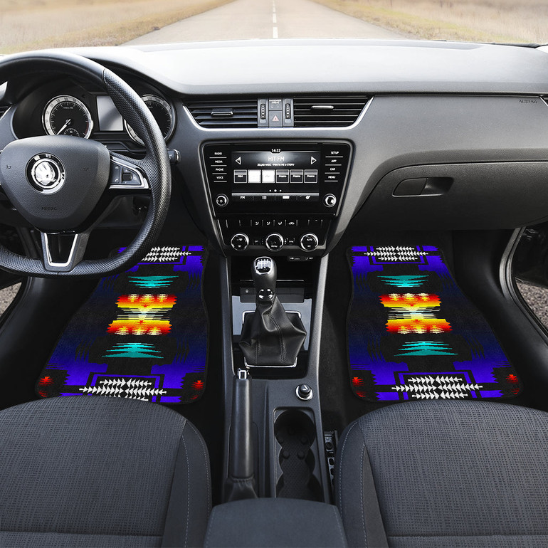 Midnight Sage Fire Front Car Mats (Set Of 2)