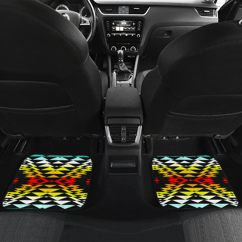 Taos Fire Front And Back Car Mats (Set Of 4)