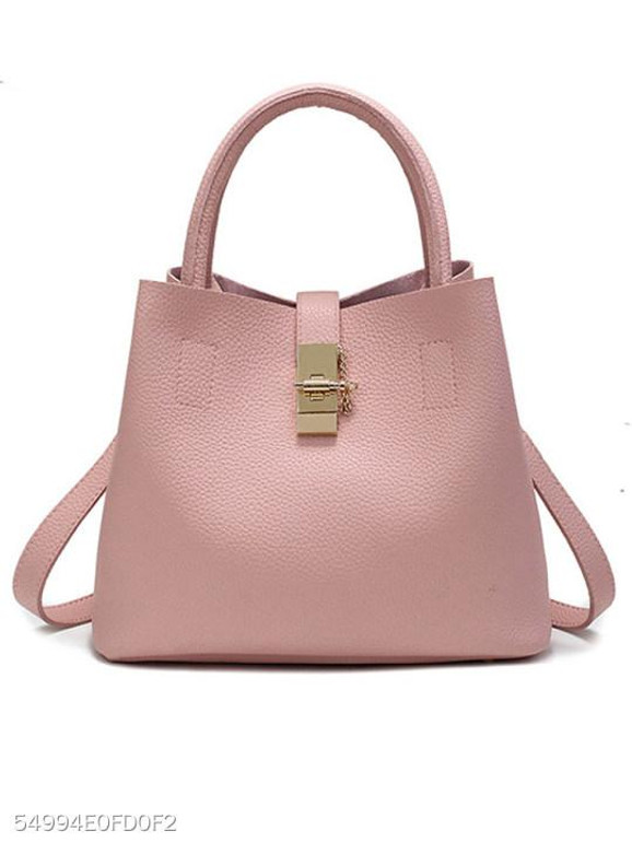 Hot Korea Stylish Faux PU Shoulder Bag