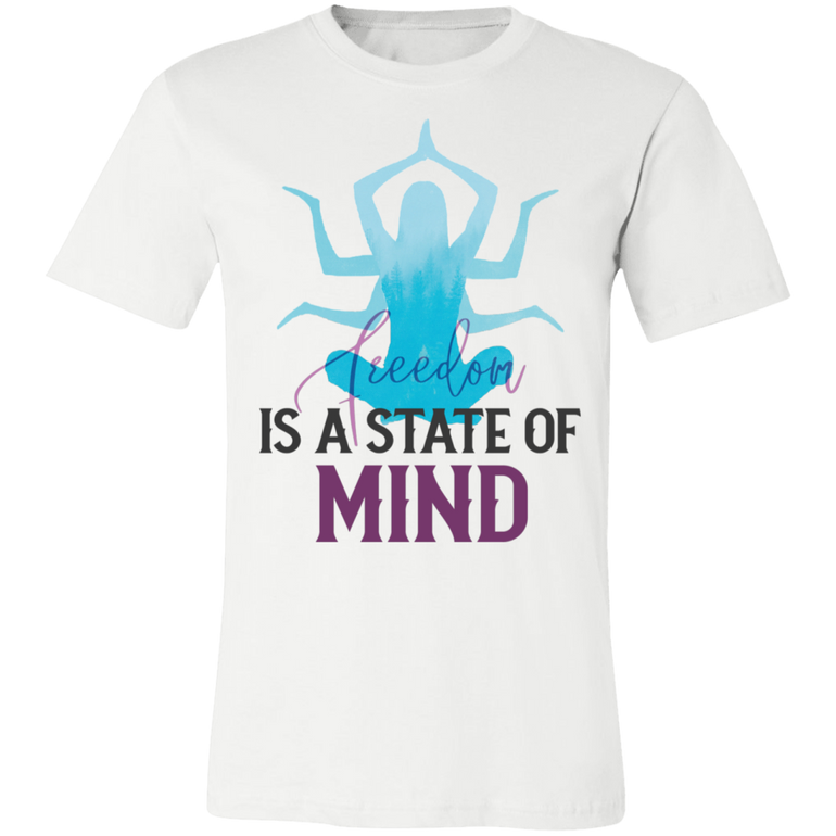 Is a state of mind 3001C Unisex Jersey Short-Sleeve T-Shirt