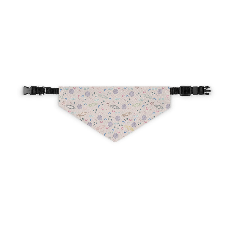 Space Pet Bandana Collar