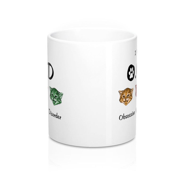 Obsessive Cat Disorder Mug 11oz