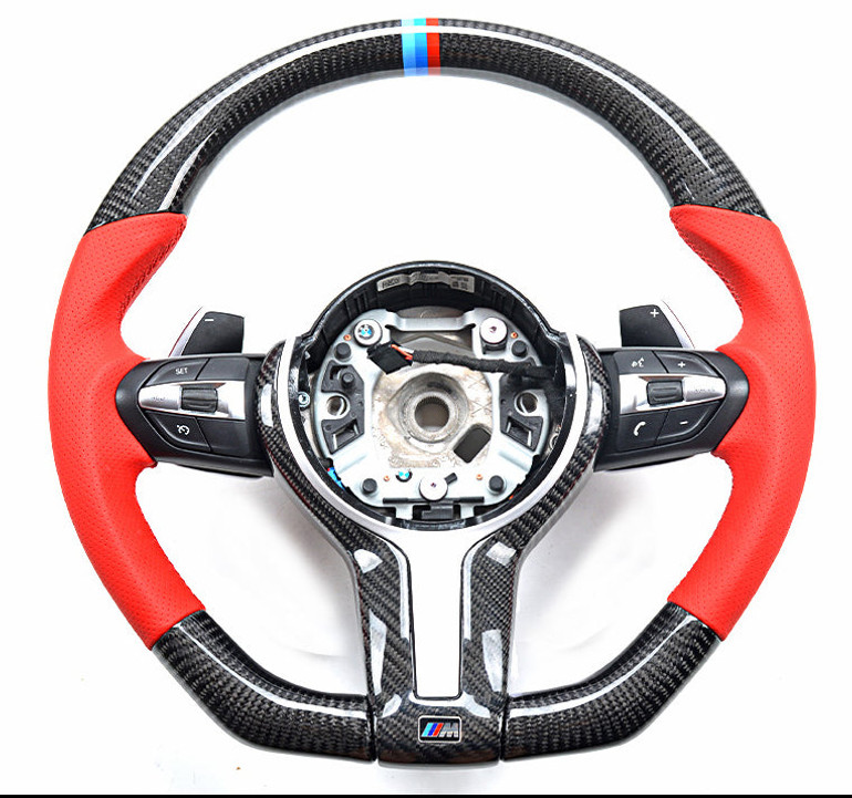 2010-2017 BMW F10 5 Series M-Sport Carbon Fiber Steering Wheel