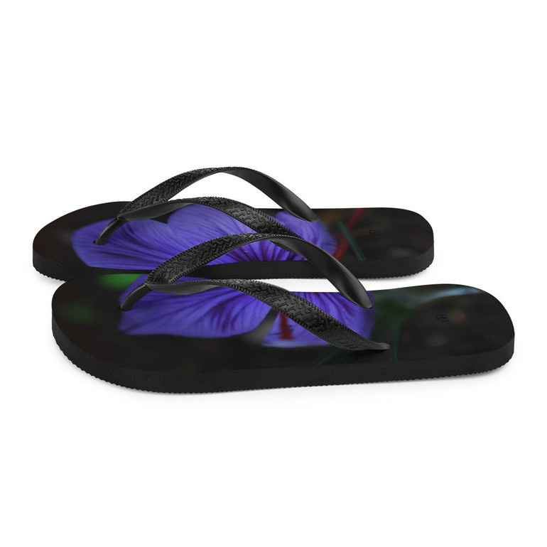 Flip-Flops - Italian Style - Saffron Flower