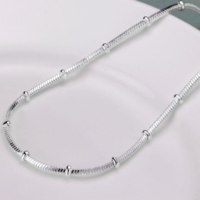 Women's Sterling Silver Snake Chain Necklace