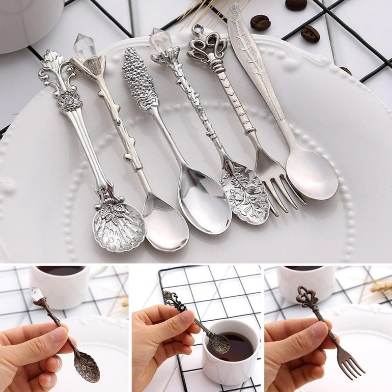 Royale Vintage Coffee Spoons N Fork