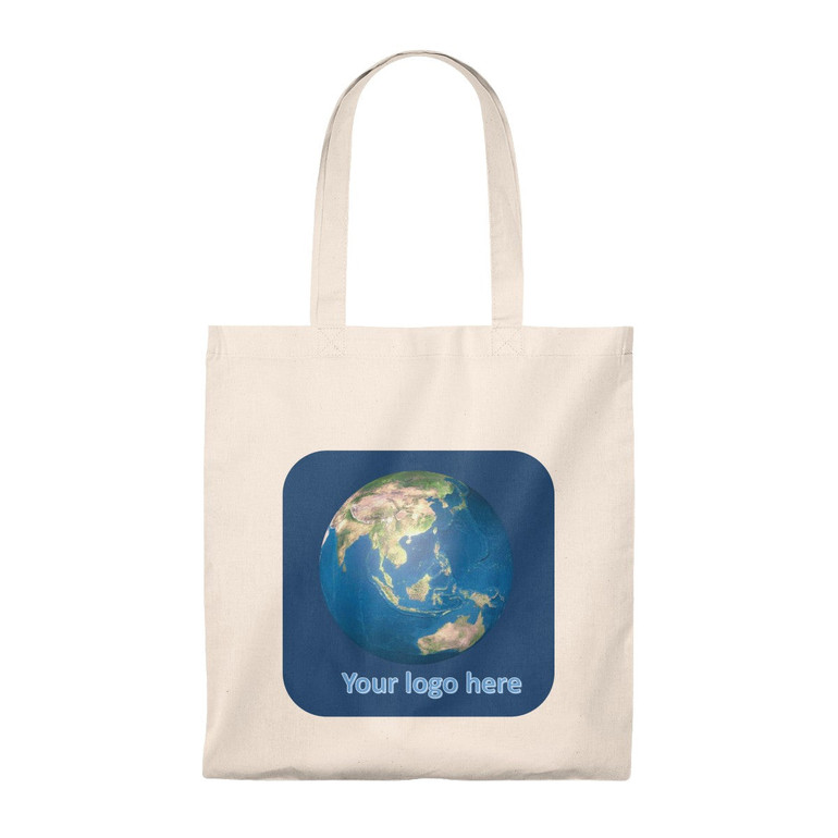 Add your Logo - Act Earth Wise Tote Bag - Vintage