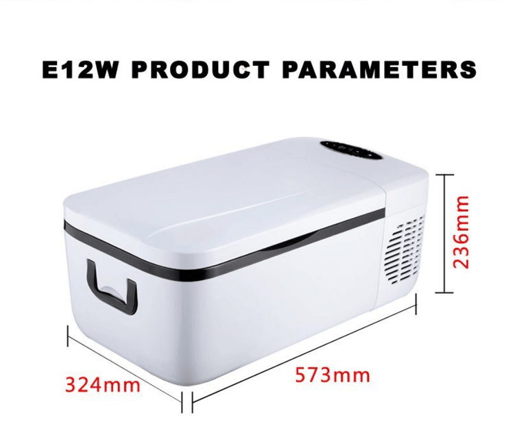 Aizome 12L Car Refrigerator Compressor Fridge Universal DC 12V&24V Portable Mini Fidge Cooler Frezzer Box