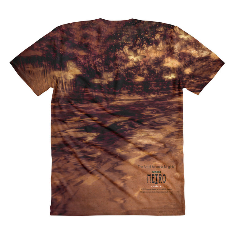 Water Petals by Amanda Magick Sublimation women’s crew neck t-shirt