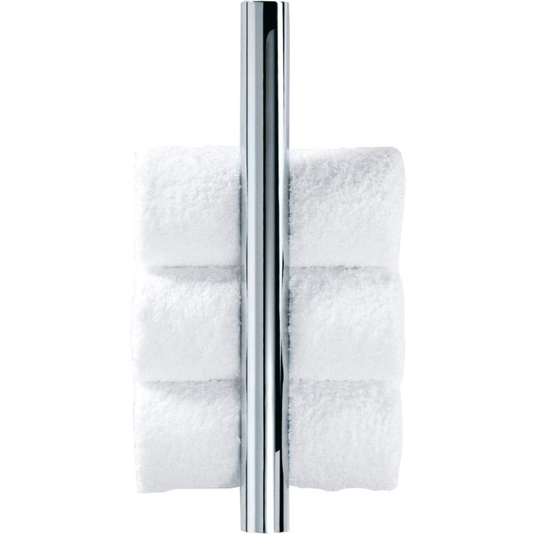 DWBA Chrome Guest Towel Holder Vertical Towel Rack, Hanger for Bathroom